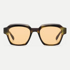 Monroe sunglasses - Black Tortoise / Amber - front view