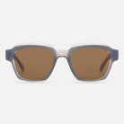 Monroe sunglasses - Crystal Gray / Brown - front view