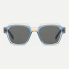 Monroe sunglasses - Crystal Champagne Blue / Smoke - front view