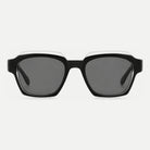 Monroe sunglasses - Crystal Clear Black / Smoke - front view