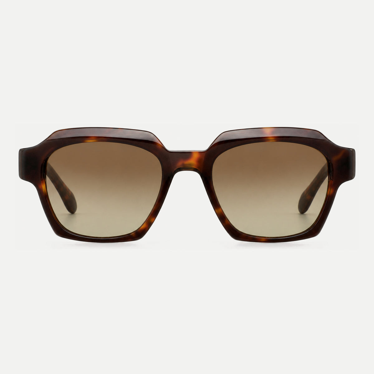 Monroe sunglasses - Dark Tortoise / Brown - front view