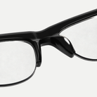 Vera black eyeglasses, frame detail