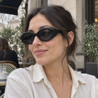 Esme black / smoke sunglasses, lifestyle view