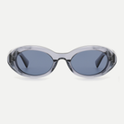 Esme crystal slate / slate blue sunglasses, front view