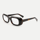Cora dark tortoise eyeglasses, 45-degree view