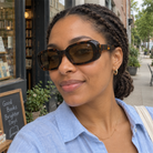 Jade dark tortoise / brown sunglasses, lifestyle view