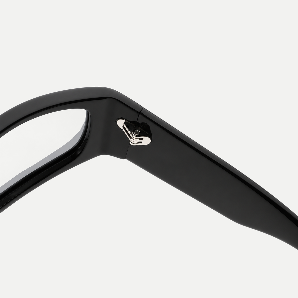 Flora onyx eyeglasses, frame detail