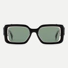Noelle sunglasses - Crystal Smoke Black / Green - front view