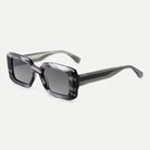 Noelle sunglasses - Crystal Smoke / Smoke - 45-degree view