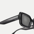Noelle sunglasses - Crystal Smoke / Smoke - hinge detail