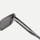 Noelle sunglasses - Crystal Smoke / Smoke - temple detail