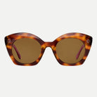 Amelie sunglasses - Rose Tortoise / Brown - front view