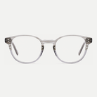 Delphine crystal gray acetate eyeglasses, front view