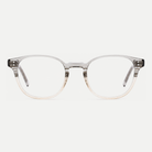 Delphine crystal blush acetate eyeglasses, front view