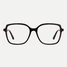 Lucille dark burgundy acetate eyeglasses, front view