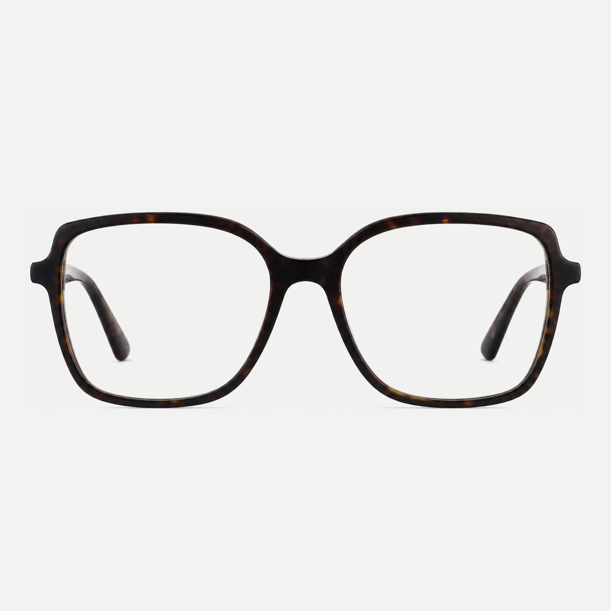 Lucille dark burgundy acetate eyeglasses, front view