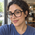 Lucille dark burgundy acetate eyeglasses, lifestyle wearing photo