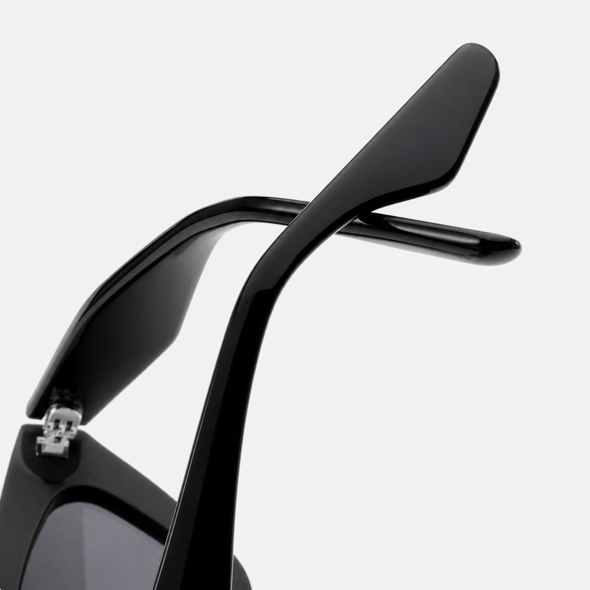 Vega sunglasses - Black / Smoke - temple detail