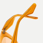Vega sunglasses - Crystal Amber / Peach - temple detail