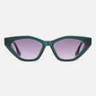 Vega sunglasses - Forest Green / Lilac - front view