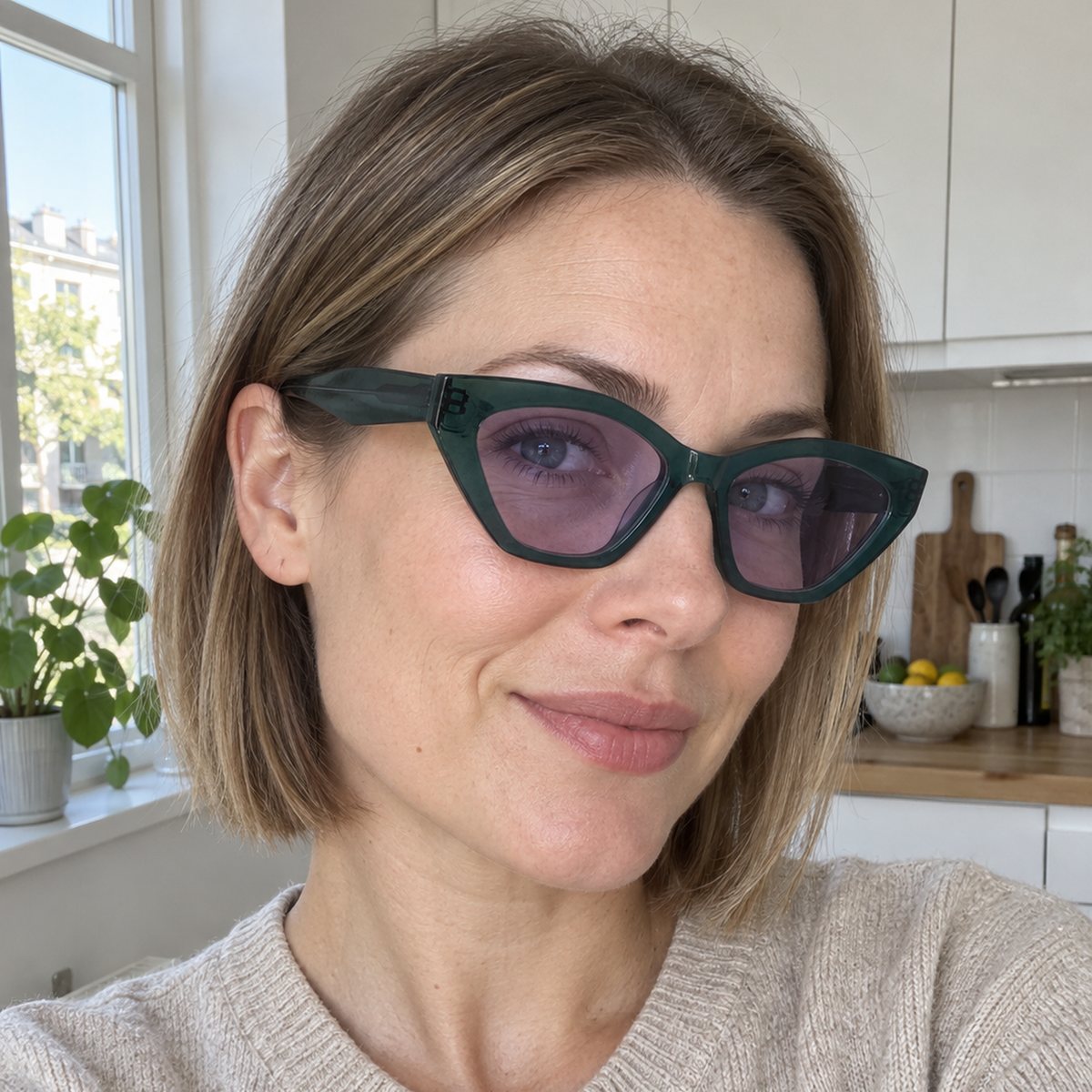 Vega sunglasses - Forest Green / Lilac - UGC
