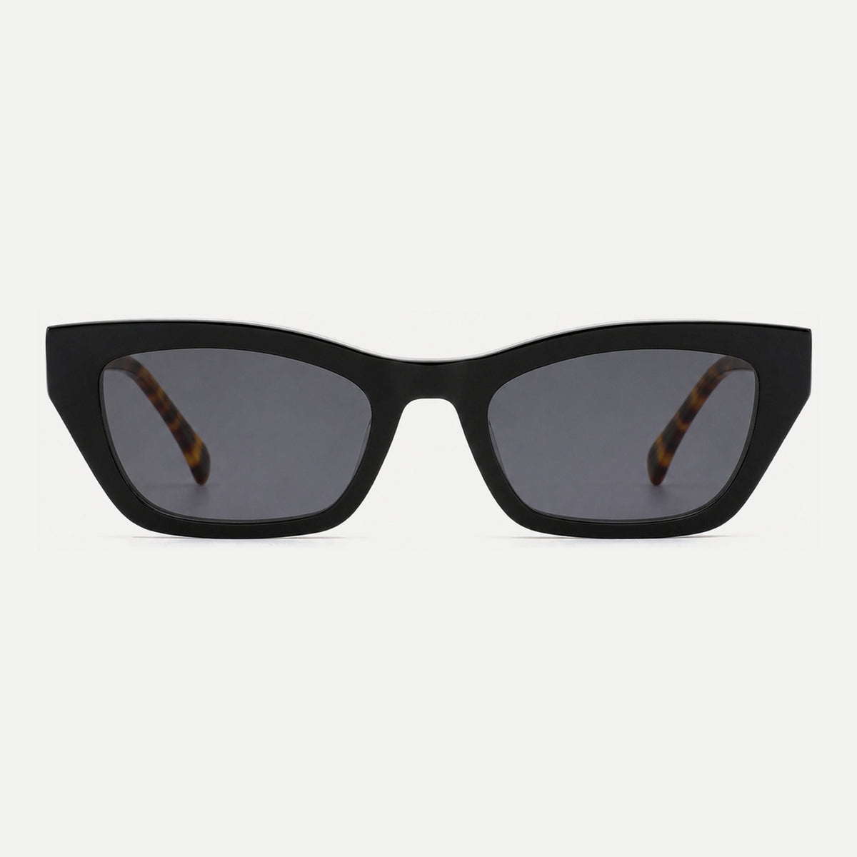 Lyra sunglasses - Black Tortoise / Smoke - front view