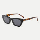 Lyra sunglasses - Black Tortoise / Smoke - 45-degree view