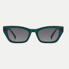 Lyra sunglasses - Forest Green / Smoke Gradient - front view