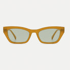 Lyra sunglasses - Crystal Amber / Light Green - front view