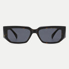 Zora sunglasses - Black Tortoise / Smoke - front view