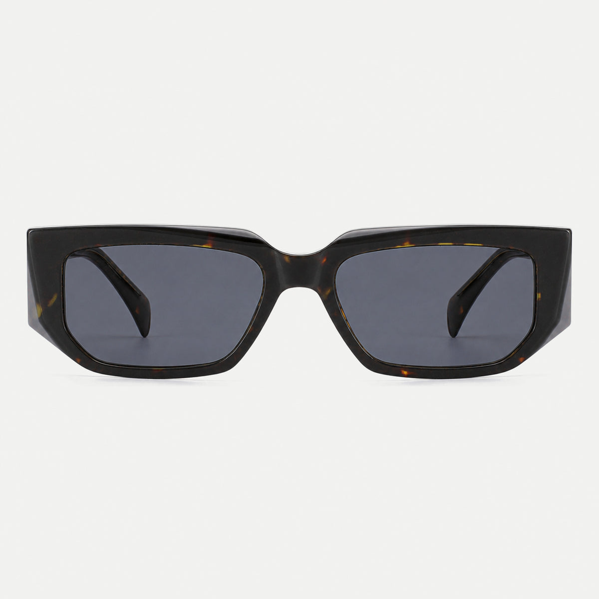 Zora sunglasses - Black Tortoise / Smoke - front view