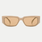 Zora sunglasses - Crystal Champagne / Amber - front view