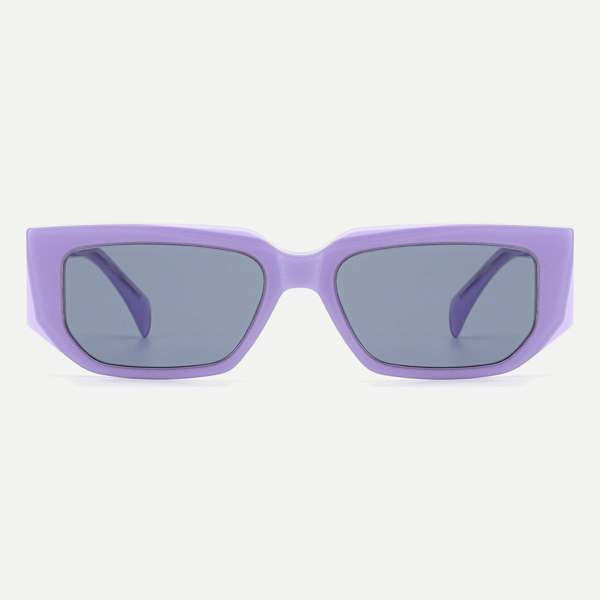 Zora sunglasses - Crystal Lavender / Smoke - front view