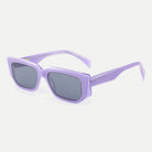 Zora sunglasses - Crystal Lavender / Smoke - 45-degree view