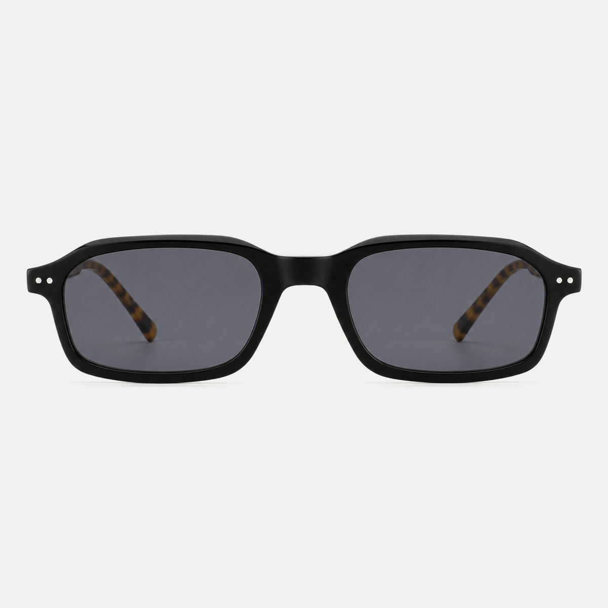 Cleo sunglasses - Black Tortoise / Smoke - front view