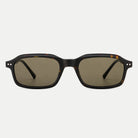 Cleo sunglasses - Black Tortoise / Olive - front view