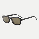 Cleo sunglasses - Black Tortoise / Olive - 45-degree view